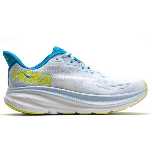 HOKA Men\'s Low Clifton 9,‎ Ice Water Evening Primrose, 12.5 US